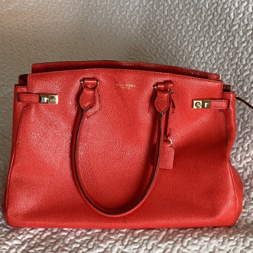 Red Henri Bendel Carlyle bag